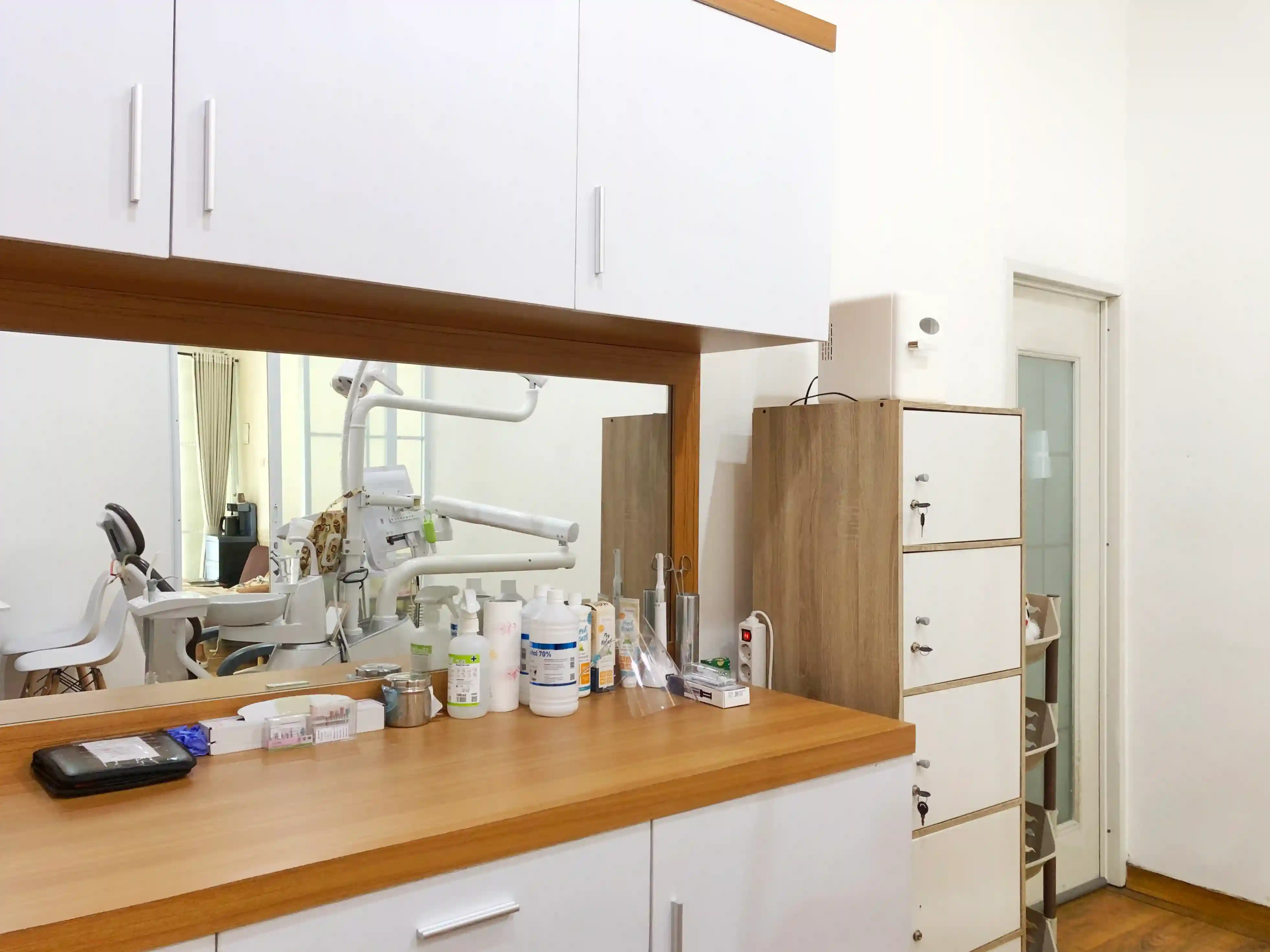 Clinic reception area